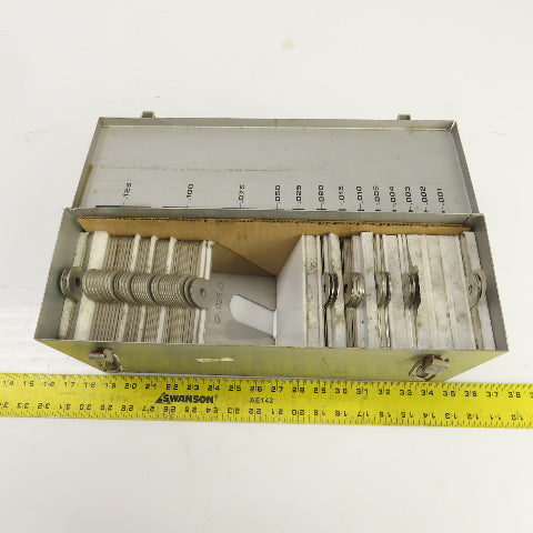 The Anchor Packing Company 0.001"-0.125" Thick Steel Slotted Shims "Incomplete"