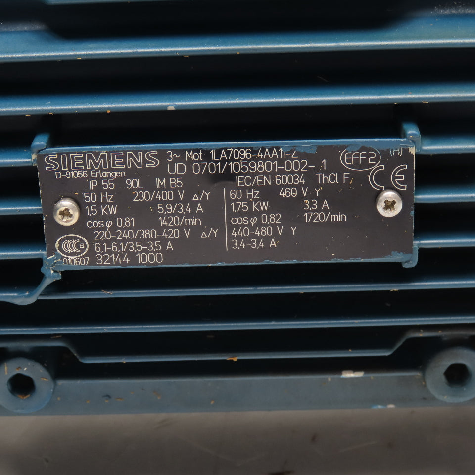 Bonfiglioli VF130 400:1 Combined Ratio Gear Motor 4.3RPM 1.75kW 440-480V