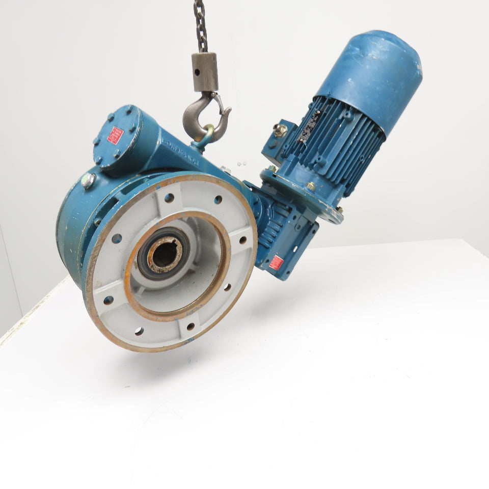 Bonfiglioli VF130 400:1 Combined Ratio Gear Motor 4.3RPM 1.75kW 440-480V
