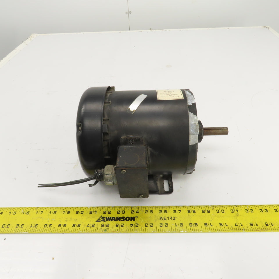 A.O. Smith Ser 2F91 1/2HP AC Electric Fan Motor 1725/1425RPM 230/460V 56H Fr
