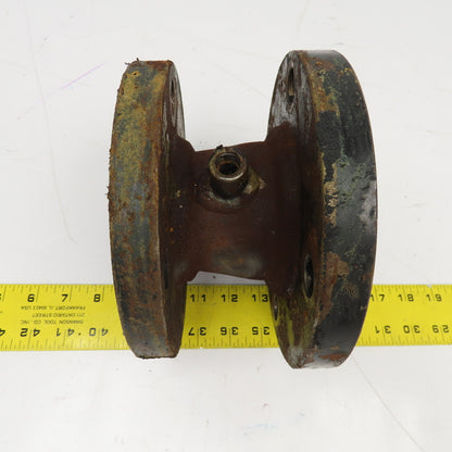 2-1/2" x 3" Cast Iron 4 Bolt Flange Reducer Adaptor 150#