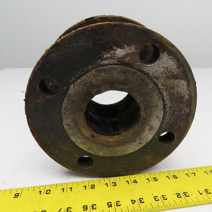 2-1/2" x 3" Cast Iron 4 Bolt Flange Reducer Adaptor 150#