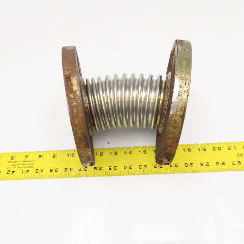 2-1/2" Cast Iron 4 Bolt Flange Mount Flexible Stainless Bellow Expansion Joint