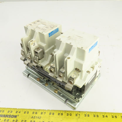 Ingersoll Rand 39179262 Size 4 Reversing Contactor Assembly 600V 150A 120V Coil
