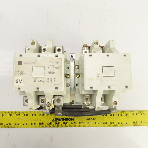 Ingersoll Rand 39179262 Size 4 Reversing Contactor Assembly 600V 150A 120V Coil