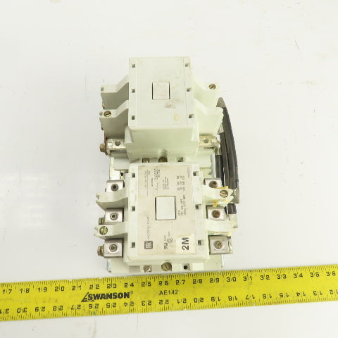 Ingersoll Rand 39179262 Size 4 Reversing Contactor Assembly 600V 150A 120V Coil