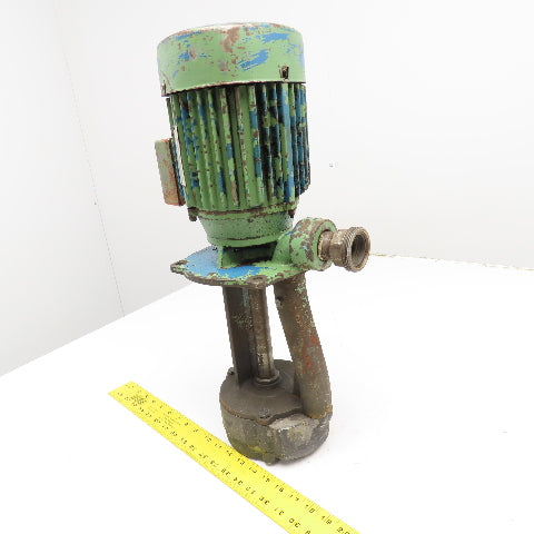 OECI EVI 33 N 1.5Hp 1.1kW 255/440V 3Ph 60Hz Vertical Centrifugal Pump 12" Depth