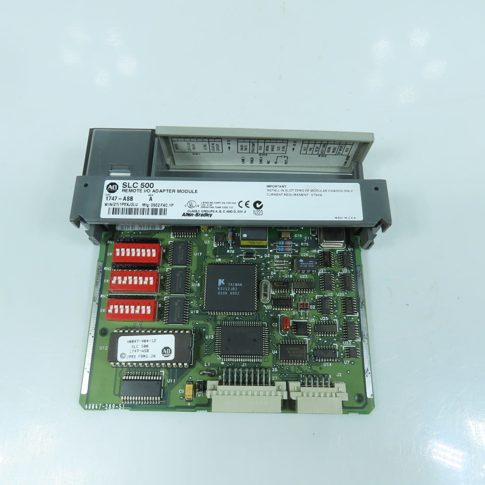 Allen Bradley 1747-ASB Ser A SLC 500 Remote I/O Adapter Module