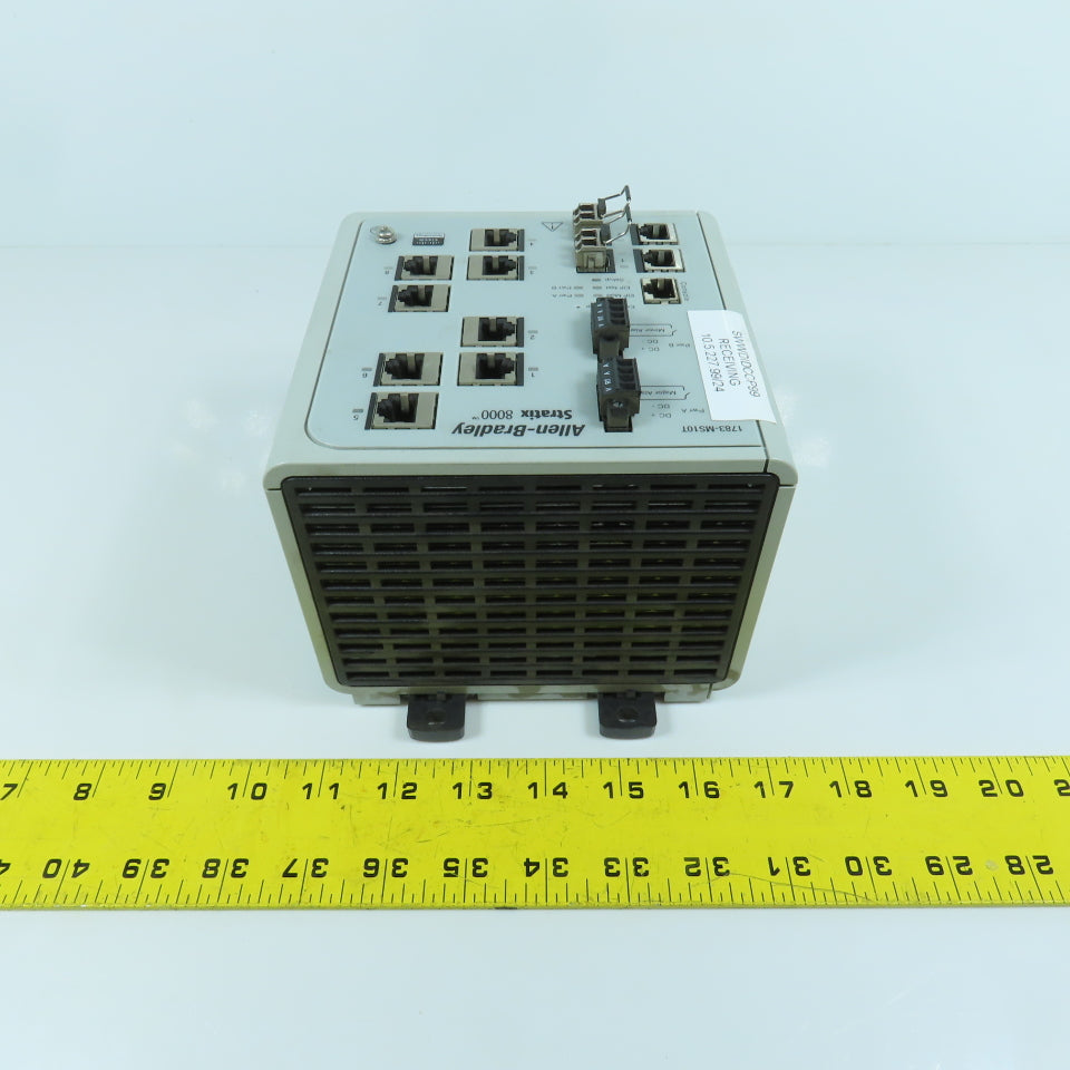 Allen Bradley 1783-MS10T Ser A Stratix 8000 Ethernet Managed Switch FW Rev 2.001