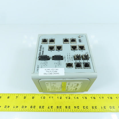 Allen Bradley 1783-MS10T Ser A Stratix 8000 Ethernet Managed Switch FW Rev 2.001