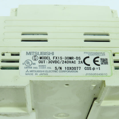 Mitsubishi FX1S-30MR-DS Melsec Programmable Controller
