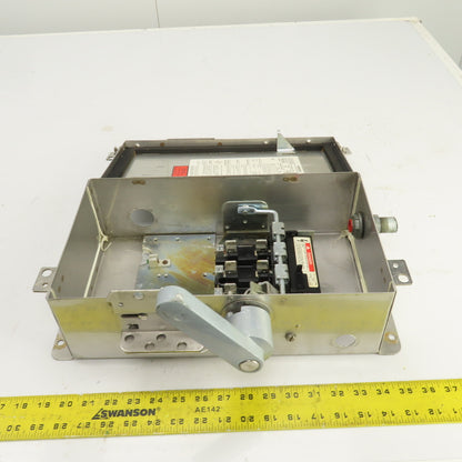 Siemens F321SS 30 Amp Stainless Heavy Duty Fusible Safety Disconnect Switch 240V