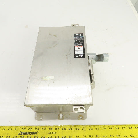 Siemens F321SS 30 Amp Stainless Heavy Duty Fusible Safety Disconnect Switch 240V