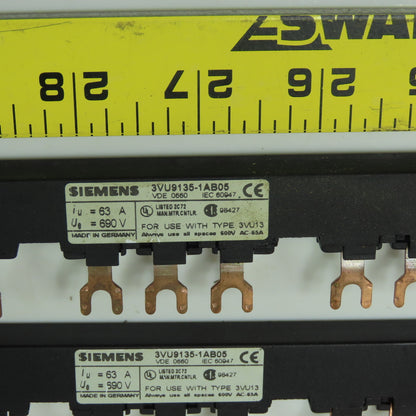 Allen Bradley 3VU9135-1AB05 3VU9135-1AB04 Misc. Bus Bar Lot Of 15