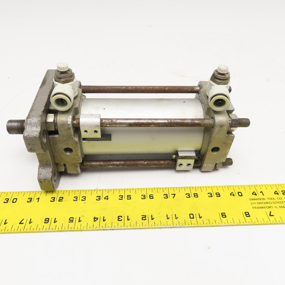 2-1/2" Bore 4" Stroke Magnetic Double Acting Air Cylinder