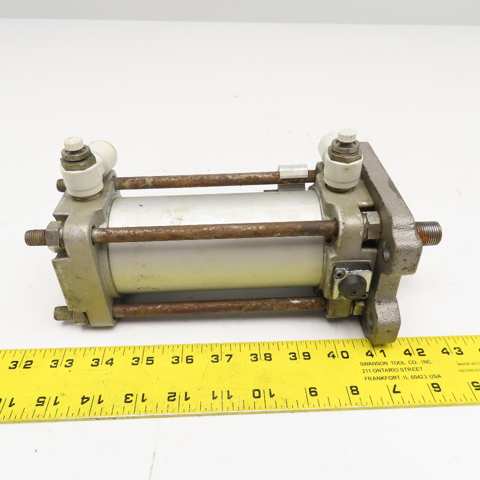 2-1/2" Bore 4" Stroke Magnetic Double Acting Air Cylinder