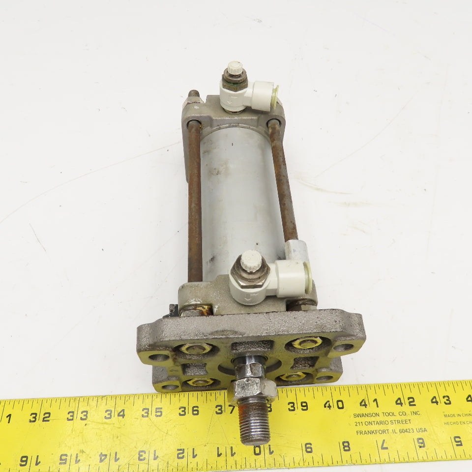 2-1/2" Bore 4" Stroke Magnetic Double Acting Air Cylinder
