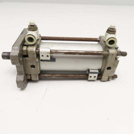 2-1/2" Bore 4" Stroke Magnetic Double Acting Air Cylinder