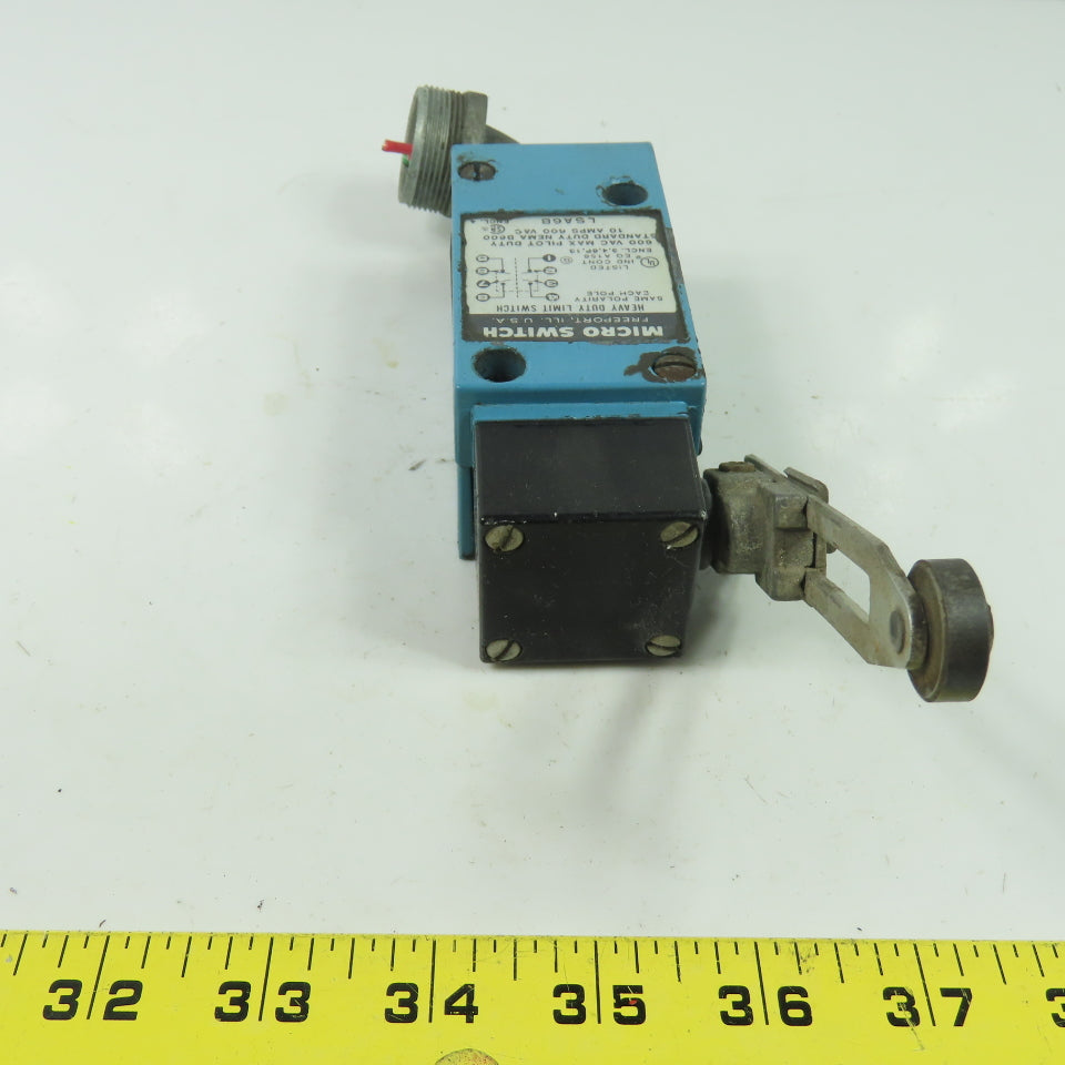 Microswitch LSA6B Heavy Duty Limit Switch Side Rotary 600VAC 10A
