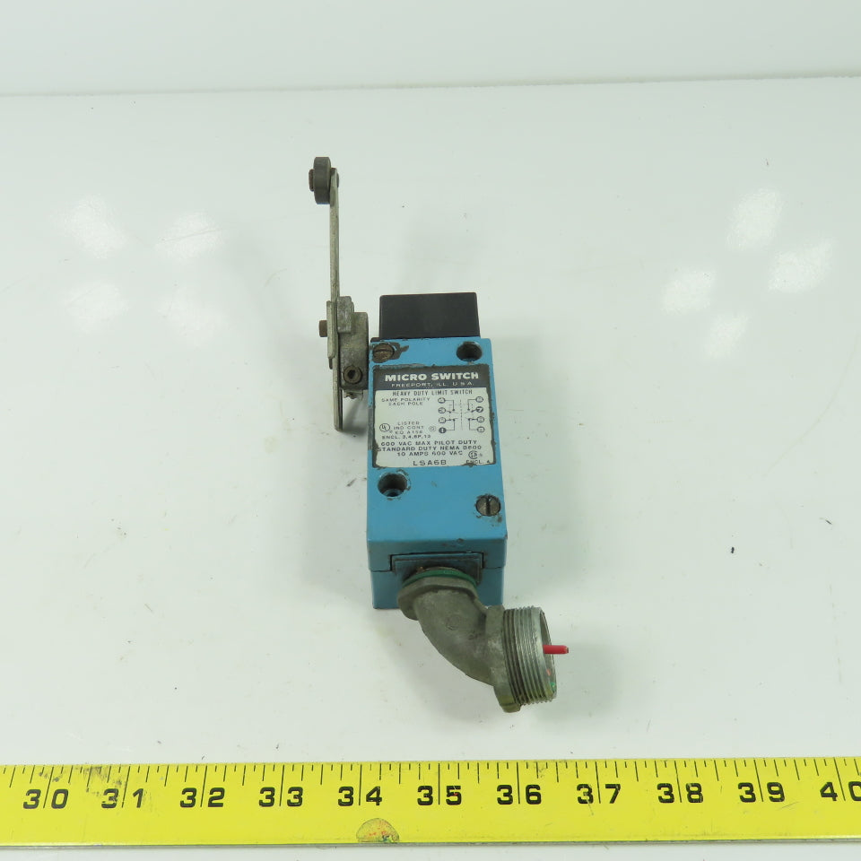 Microswitch LSA6B Heavy Duty Limit Switch Side Rotary 600VAC 10A