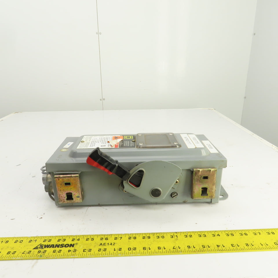 Square D CHU361AWK 30A Heavy Duty Non-Fusible Safety Disconnect Switch 600V