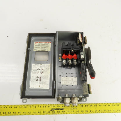 Square D CHU361AWK 30A Heavy Duty Non-Fusible Safety Disconnect Switch 600V