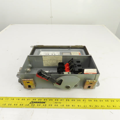 Square D CHU361AWK 30A Heavy Duty Non-Fusible Safety Disconnect Switch 600V