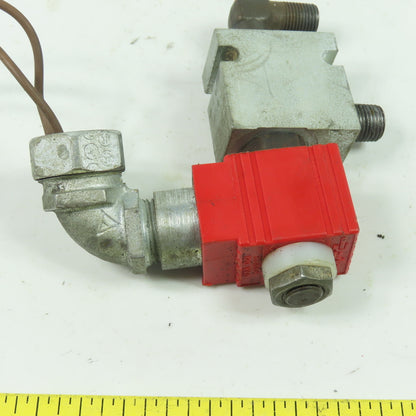 Parker 851004 115V Hydraulic Valve Solenoid 50/60Hz 25W 1/4" NPT