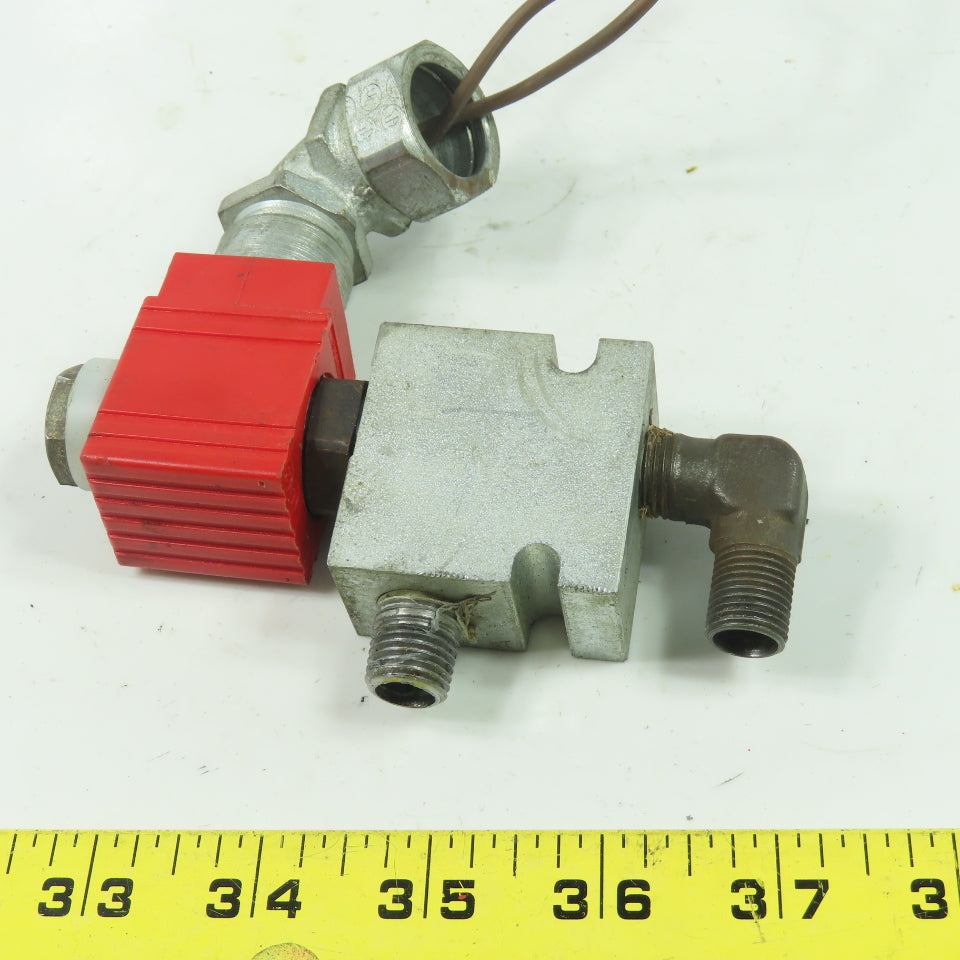 Parker 851004 115V Hydraulic Valve Solenoid 50/60Hz 25W 1/4" NPT