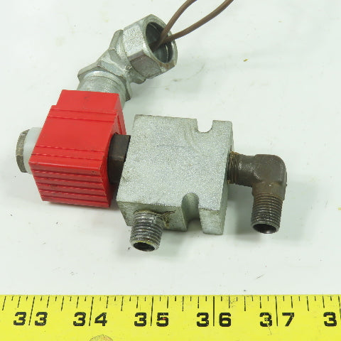 Parker 851004 115V Hydraulic Valve Solenoid 50/60Hz 25W 1/4" NPT