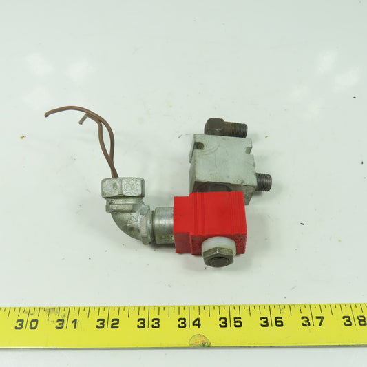 Parker 851004 115V Hydraulic Valve Solenoid 50/60Hz 25W 1/4" NPT