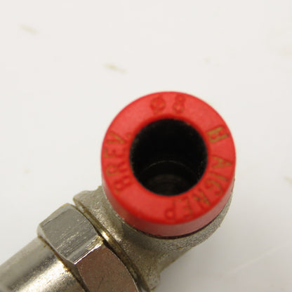 8mm Push To Connect Inline Shut Off Sleeve Valve Swivel Elbow