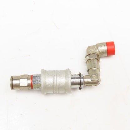 8mm Push To Connect Inline Shut Off Sleeve Valve Swivel Elbow