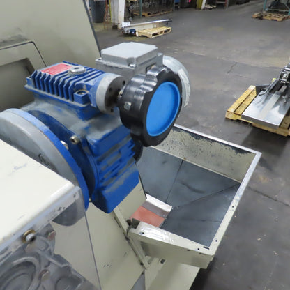 2A S.r.l 9-3/4" x 54" Hopper Feed Discharge Incline Conveyor 1.1-7.1FPM 230/480V