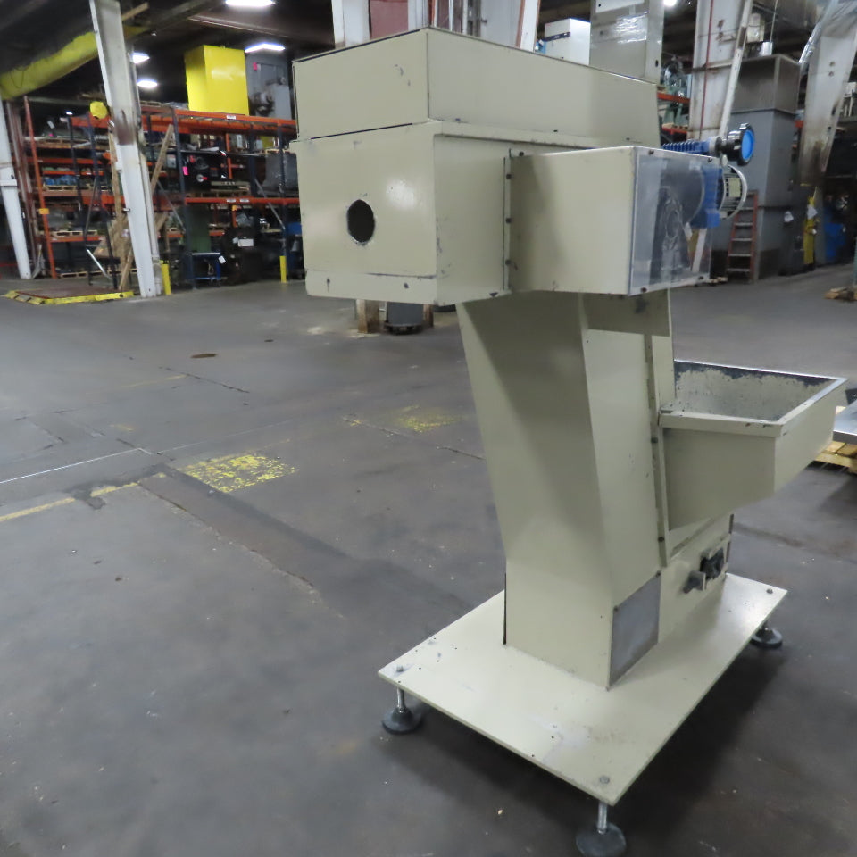 2A S.r.l 9-3/4" x 54" Hopper Feed Discharge Incline Conveyor 1.1-7.1FPM 230/480V