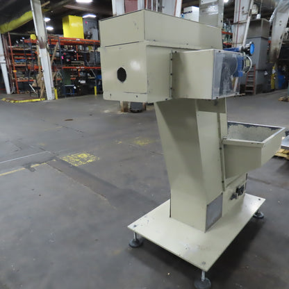2A S.r.l 9-3/4" x 54" Hopper Feed Discharge Incline Conveyor 1.1-7.1FPM 230/480V