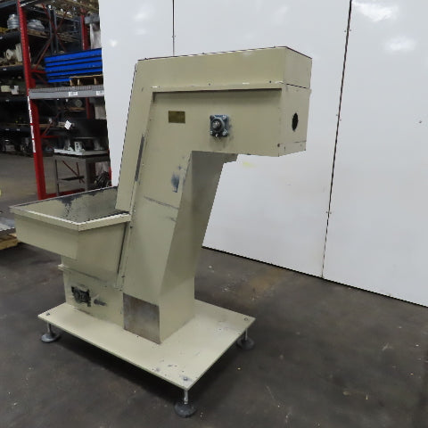 2A S.r.l 9-3/4" x 54" Hopper Feed Discharge Incline Conveyor 1.1-7.1FPM 230/480V