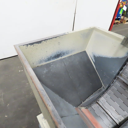 2A S.r.l 9-3/4" x 54" Hopper Feed Discharge Incline Conveyor 1.1-7.1FPM 230/480V