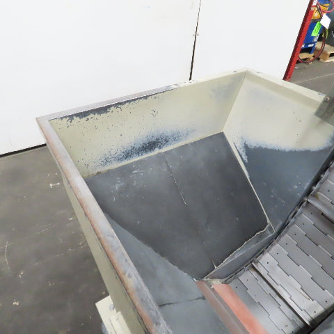 2A S.r.l 9-3/4" x 54" Hopper Feed Discharge Incline Conveyor 1.1-7.1FPM 230/480V