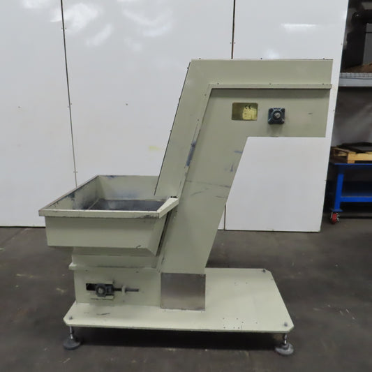 2A S.r.l 9-3/4" x 54" Hopper Feed Discharge Incline Conveyor 1.5-9.5FPM 230/480V