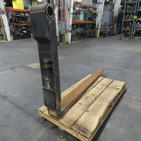 96" Long x 8" Wide Shaft Mounted Inline Tapered Fork 13,650LB Cap. 3.940" Shaft