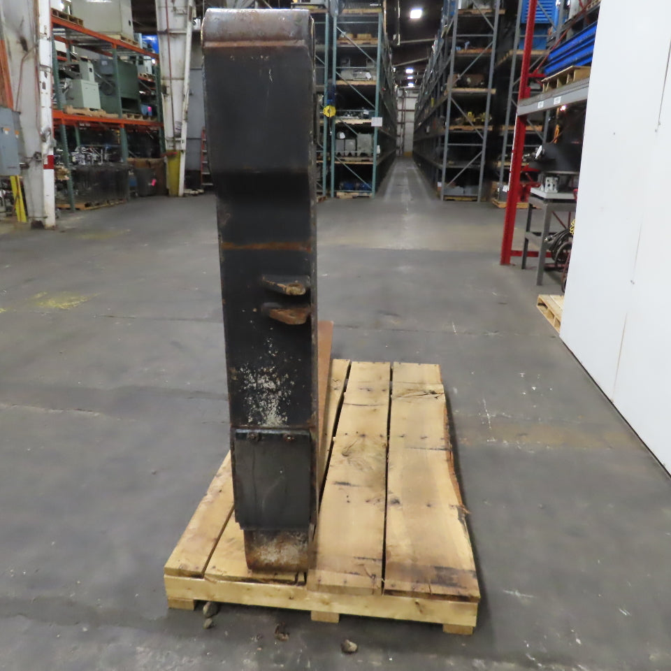 96" Long x 8" Wide Shaft Mounted Inline Tapered Fork 13,650LB Cap. 3.940" Shaft