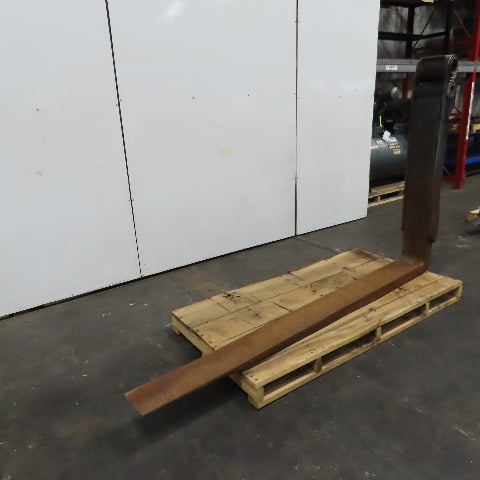 96" Long x 8" Wide Shaft Mounted Inline Tapered Fork 13,650LB Cap. 3.940" Shaft