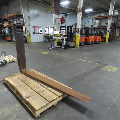 96" Long x 8" Wide Shaft Mounted Inline Tapered Fork 13,650LB Cap. 3.940" Shaft