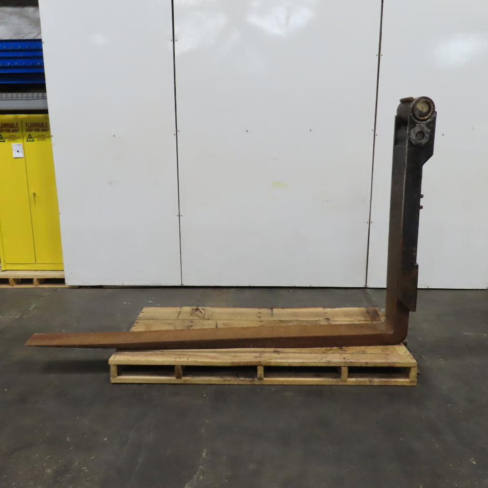 96" Long x 8" Wide Shaft Mounted Inline Tapered Fork 13,650LB Cap. 3.940" Shaft