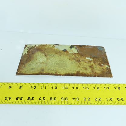 Wilton Machinery Division 10" x 4-1/2" Aluminum Name Legend Logo Plate USA