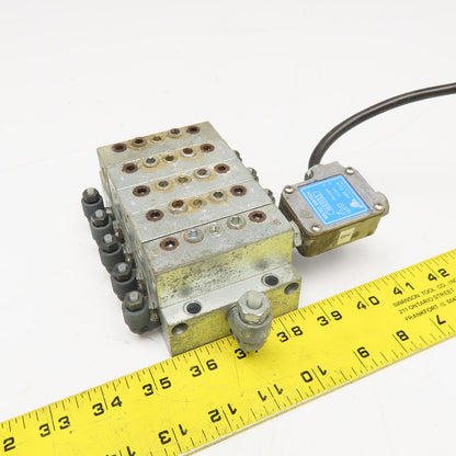 DropsA SMX35 Modular Lubrication Divider Valve Block Assembly