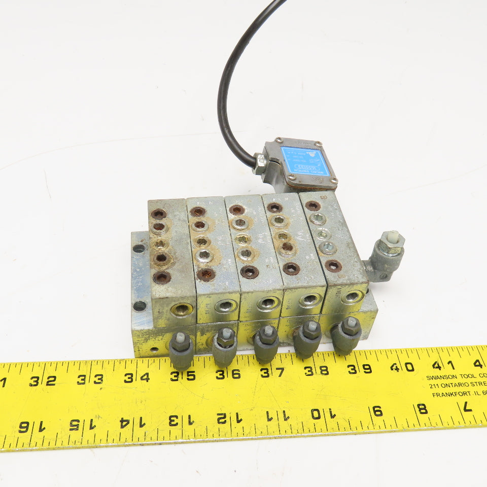 DropsA SMX35 Modular Lubrication Divider Valve Block Assembly