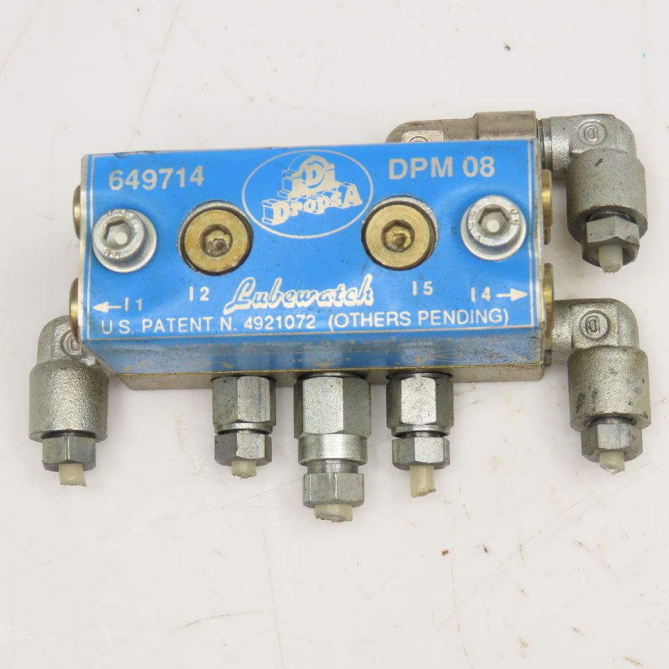 DropsA 649714 DPM08 Lubewatch Lubrication Distribution Manifold