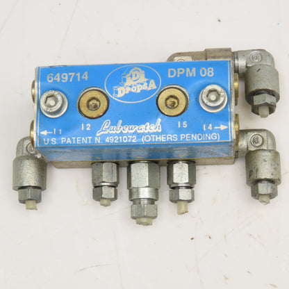 DropsA 649714 DPM08 Lubewatch Lubrication Distribution Manifold